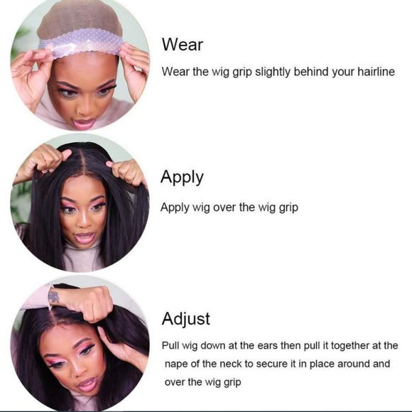 💥Non Slip Silicone Wig Grip Headband Transparent Wig Accessories 💥NWT - Picture 6 of 6